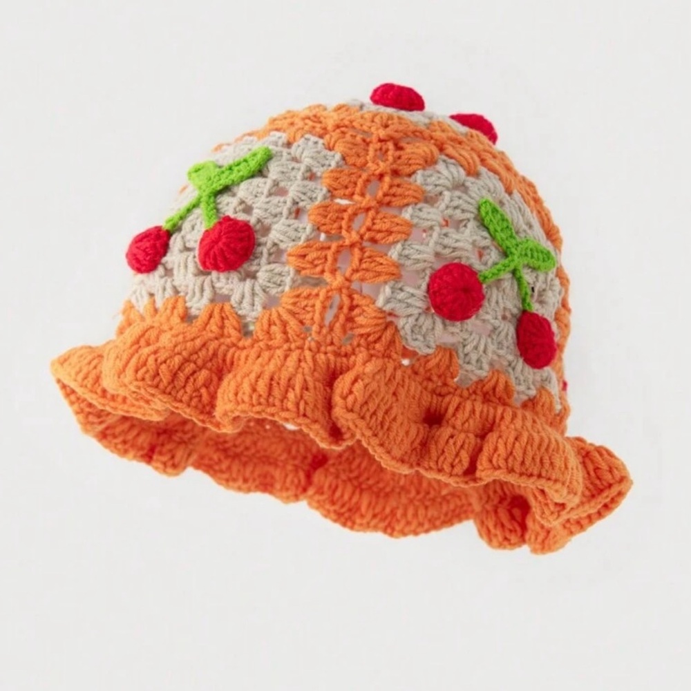 Handmade crochet bucket hat, stretchy, comfy, warm